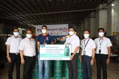 โออาร์ หนุนก๊าซหุงต้ม ปตท.ให้โครงการ “ต้องรอด” สำหรับประกอบอาหาร