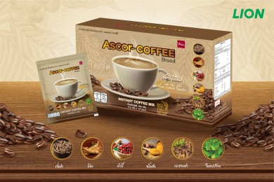 ไลอ้อน ส่ง แอสคอร์-คอฟฟี่ บุกตลาดกาแฟเพื่อสุขภาพ หอมกลิ่นกาแฟ สมุนไพร 6 ชนิด 