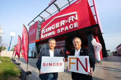 ซิงเกอร์ ผนึก FN ผุด SINGER x FN Living Space ตั้งเป้ายอดขายสาขาแรก 50 ล้านบาทในปีนี้