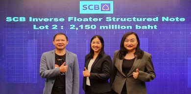ธนาคารไทยพาณิชย์ ขายหุ้นกู้อนุพันธ์แฝง SCB Inverse Floater ครั้งที่ 2 เต็มแล้ว