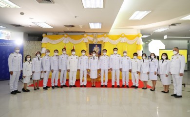 ธพว.จัดพิธีถวายสัตย์ปฏิญาณเพื่อเป็นพนักงานรัฐวิสาหกิจที่ดีและเป็นพลังของแผ่นดิน เฉลิมพระเกียรติ ‘ในหลวง ร.10’ เนื่องในโอกาสวันเฉลิมพระชนมพรรษา 28 ก.ค.65