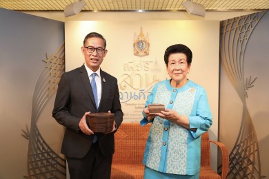 ธนาคารกรุงเทพร่วมแถลงข่าวมูลนิธิส่งเสริมศิลาปาชีพฯ เชิญชมนิทรรศการ “เพียรสาน…งานศิลป์”