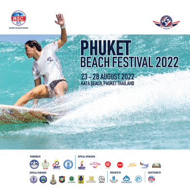 PHUKET BEACH FESTIVAL 2022 การแข่งขันกีฬากระดานโต้คลื่นระดับนานาชาติ