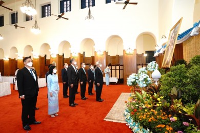 ร่วมพิธีถวายพระพรชัยมงคลเนื่องในโอกาสมหามงคลเฉลิมพระชนมพรรษาสมเด็จพระบรมราชชนนีพันปีหลวง