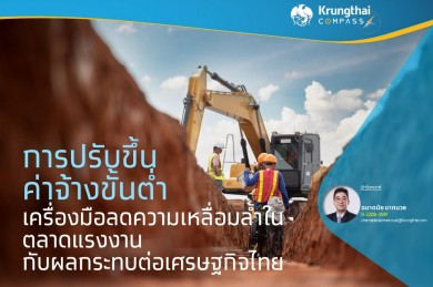 การปรับขึ้นค่าจ้างขั้นต่ำ เครื่องมือลดความเหลื่อมล้ำในตลาดแรงงาน กับผลกระทบต่อเศรษฐกิจไทย