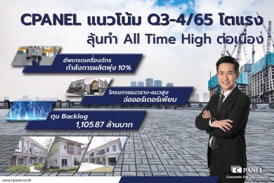 CPANEL อัพเกรดเครื่องจักร กำลังการผลิตพุ่ง 10% มั่นใจครึ่งปีหลังโตแรง