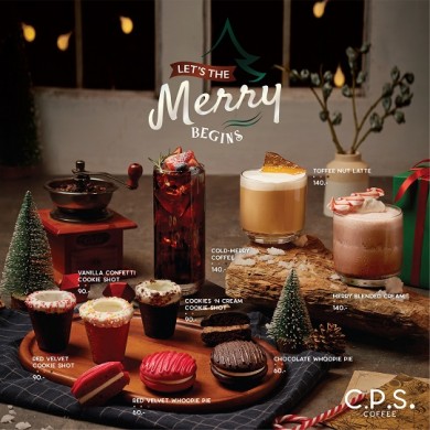 C.P.S. COFFEE ชวนลอง 5 เมนูใหม่ ต้อนรับสีสันแห่งเทศกาลคริสต์มาส