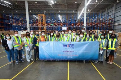 WICE นำคณะสื่อมวลชนเยี่ยมชมคลังสินค้า