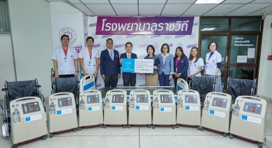 “มูลนิธิหนึ่งคนให้ หลายคนรับ” มอบอุปกรณ์ทางการแพทย์แก่โรงพยาบาลราชวิถี
