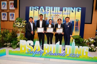 พลัส พร็อพเพอร์ตี้คว้า 6 รางวัล อาคารโดดเด่นด้านความปลอดภัย Building Safety Awards (BSA) 2022