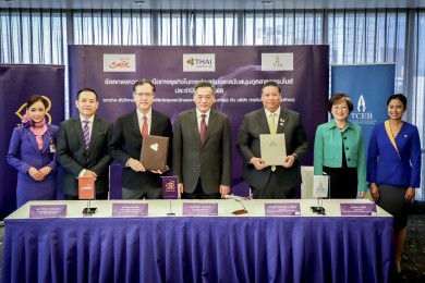 ทีเส็บ จับมือ การบินไทย เดินหน้ารุกตลาดเอเชีย-ยุโรป ดึงนักเดินทางไมซ์เข้าประเทศ