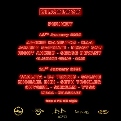 Circoloco ส่งตรงความมันส์จากอิบิซา มาถึง บาบา บีช คลับ นาใต้
