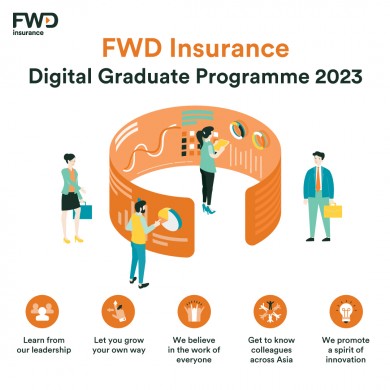 FWD ประกันชีวิต ชวนคนรุ่นใหม่ร่วมเปิดประสบการณ์การทำงาน