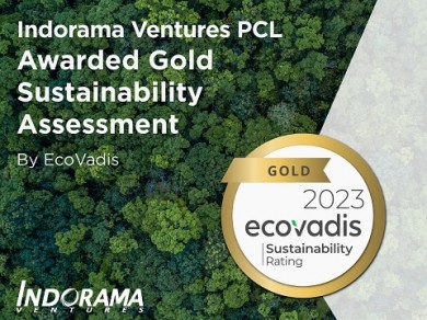อินโดรามา เวนเจอร์ส คว้ารางวัลระดับ Gold Medal จาก EcoVadis