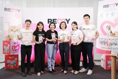 กลุ่มบริษัทพัทยาฟู้ด ร่วมทุน รพ.สัตว์ทองหล่อ เปิดตัวแบรนด์ “เรมี่” อาหารสัตว์เลี้ยงเพื่อสุขภาพ