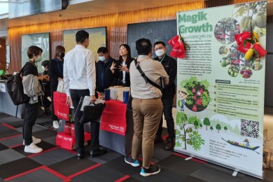 COLOR ออกบูทโชว์ถุงห่อ”Magik growth”งานสมาคมการจัดการธุรกิจแห่งประเทศไทย