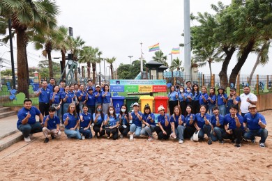 กรุงไทย–แอกซ่า ประกันชีวิต มอบถังคัดแยกขยะขนาดใหญ่ ภายใต้กิจกรรม “Save Me, Free Waste”