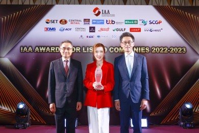 CEO SAPPE คว้ารางวัล BEST CEO จากเวที IAA Awards for Listed Companies 2022-2023