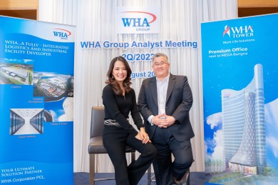 WHA GROUP พบนักวิเคราะห์ ประกาศปรับเป้ายอดขายที่ดินเพิ่มเป็น 2,500 ไร่