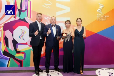 แอกซ่าประกันภัย คว้า 2 รางวัลเกียรติยศ ในงาน HR Asia Awards 2023