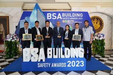 พลัส พร็อพเพอร์ตี้ ปลื้มคว้า 3 รางวัล อาคารโดดเด่นด้านความปลอดภัย “Building Safety Awards 2023”