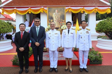 เอไอเอ บริจาคจตุปัจจัยทำบุญ และถวายผ้าพระกฐินพระราชทาน ในงานกฐินพระราชทาน คปภ. ประจำปี 2566