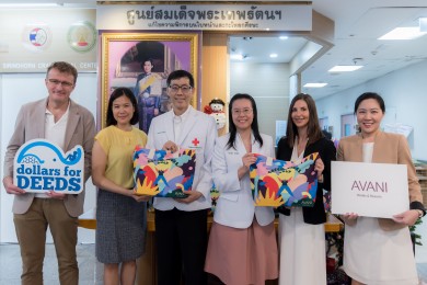 กลุ่มโรงแรมอวานี เติมรอยยิ้มผ่านกิจกรรมเพื่อสังคม “ดอลลาร์ส ฟอร์ ดีดส์”