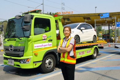 DMT ควงแขน สไมล์ลี่ ยกระดับบริการช่วยเหลือฉุกเฉินแก่ผู้ใช้ทางยกระดับดอนเมือง