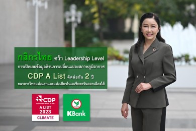 กสิกรไทยคว้า Leadership Level ติดต่อกัน 2 ปีติด