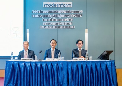 โมเดอร์นฟอร์มกรุ๊ป จัดประชุมสามัญผู้ถือหุ้น ประจำปี 2567