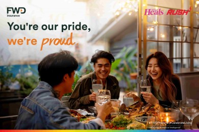 FWD ประกันชีวิต หยิบเอา AI แมทช์ชิ่ง ร่วมฉลอง Pride Month กับแคมเปญ “You’re our pride, we’re proud.”