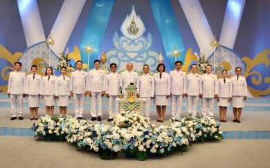 การเคหะแห่งชาติบันทึกเทปโทรทัศน์ถวายพระพรชัยมงคลพระพันปีหลวง ณ สถานีวิทยุโทรทัศน์แห่งประเทศไทย (NBT)