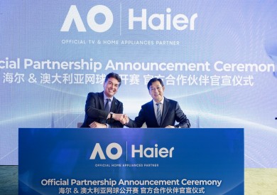 ไฮเออร์ ประกาศเป็นพันธมิตร Australian Open ประจำปี 2025–2027