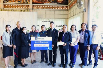 วิริยะประกันภัย พร้อมจ่ายสินไหมทดแทน กรณี อุบัติเหตุรถยนต์ชนประชาชนหน้าโรงเรียนบ้านดอนขวาง จ.นครราชสีมา 