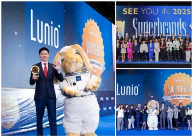 แบรนด์ที่นอนยางพารา Lunio คว้ารางวัล Superbrands Thailand 2024 สามปีซ้อน