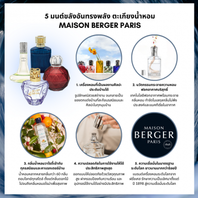 5 มนต์ขลังอันทรงพลัง ตะเกียงน้ำหอม Maison Berger Paris