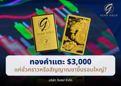 GCAP GOLD ส่งสัญญาณทองคำแตะ $3,000 แค่ชั่วคราวหรือสัญญาณขาขึ้นรอบใหญ่