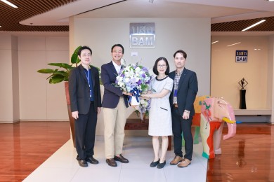 SCB ร่วมแสดงความยินดีกับตำแหน่งประธานเจ้าหน้าที่บริหาร BAM คนใหม่