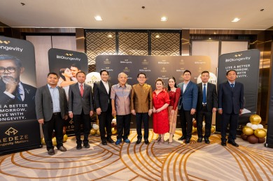 “MEDEZE” จัดงาน “Biolongevity เทคโนโลยีเพื่อการมีชีวิตยืนยาว” สู่สาธารณรัฐประชาธิปไตยประชาชนลาว