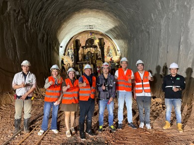 RT ต้อนรับ APM เยี่ยมชมโครงการรถไฟทางคู่ สายเด่นชัย-เชียงราย-เชียงของ ช่วงอุโมงค์แม่กา จ.พะเยา
