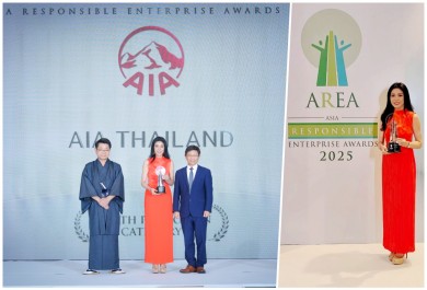 เอไอเอ ประเทศไทย คว้ารางวัล Asia Responsible Enterprise Awards 2025
