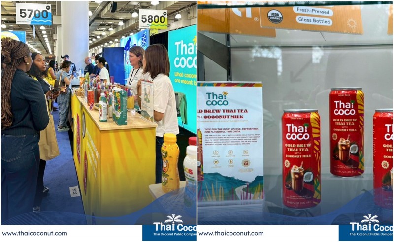 ไทย โคโคนัท “COCOCO” โชว์ศักยภาพผลิตภัณฑ์มะพร้าวไทย ร่วมงาน Summer Fancy Food Show 2025 ที่นิวยอร์ก