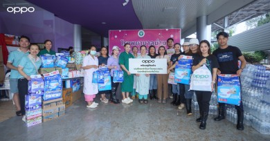 OPPO พร้อมอยู่เคียงข้าง มอบความห่วงใยบริจาคของจำเป็นแก่โรงพยาบาลน่าน ช่วยเหลือผู้ประสบภัยน้ำท่วม