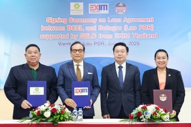 EXIM BANK จับมือ แบงก์ BCEL ใน สปป.ลาว ริเริ่มสนับสนุนเงินทุนสกุลกีบ