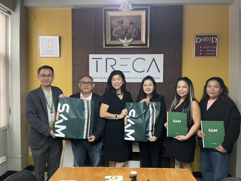 SAM เพิ่มช่องทางขายทรัพย์ หารือสมาคม TRECA โปรโมตโครงการ “SAM ทรัพย์มือสองต้องบอกต่อ” รับค่าแนะนำสูงสุด 3 ลบ.