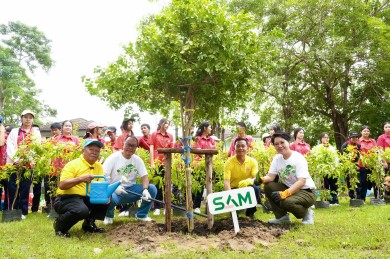 ‘SAM’ ฉลอง 25 ปี บริจาคที่ดินในโครงการเพื่อสังคม “พื้นที่ความสุขเพื่อชุมชน”