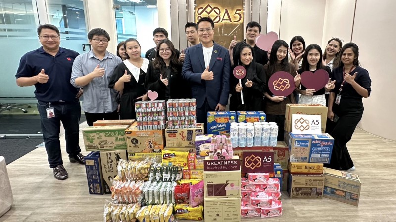 A5 แสดงพลังแห่งความห่วงใย ส่งมอบความช่วยเหลือผู้ประสบภัย ณ ชายแดนไทย–กัมพูชา