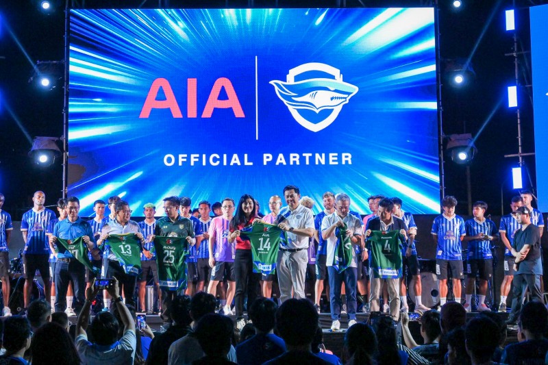 เอไอเอ ประเทศไทย เดินหน้าสนับสนุนทีมสโมสรชลบุรี เอฟซี