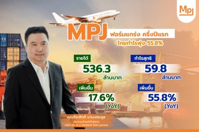 MPJ ฟอร์มแกร่ง ครึ่งปีแรก โกยกำไรพุ่ง 55.8%
