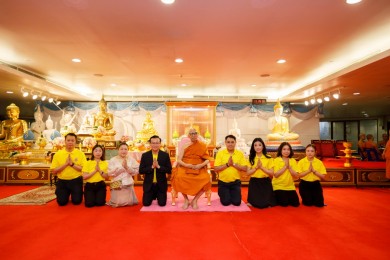 “พลังบุญทิพย 9 เดือน 9 ปีที่ 16” ทิพย กรุ๊ป โฮลดิ้งส์ และ ทิพยประกันภัย นำคณะผู้ถือหุ้นร่วมสร้างบุญมหากุศล